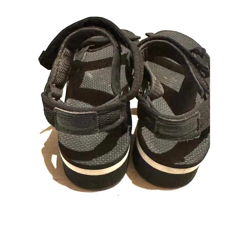 Teva Universal Mesh Hiking Strappy Black Platform Sandals Women's 8 - Picture 8 of 8